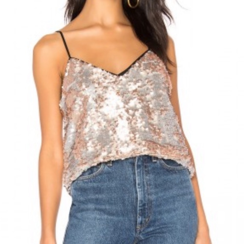 1. State Seguin Camisole in lunar Navy/ Mode sens